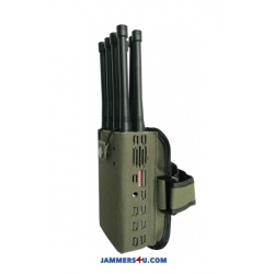 8 Antenna 8W Jammer 3G 4G GPS RC WIFI up to 30m
